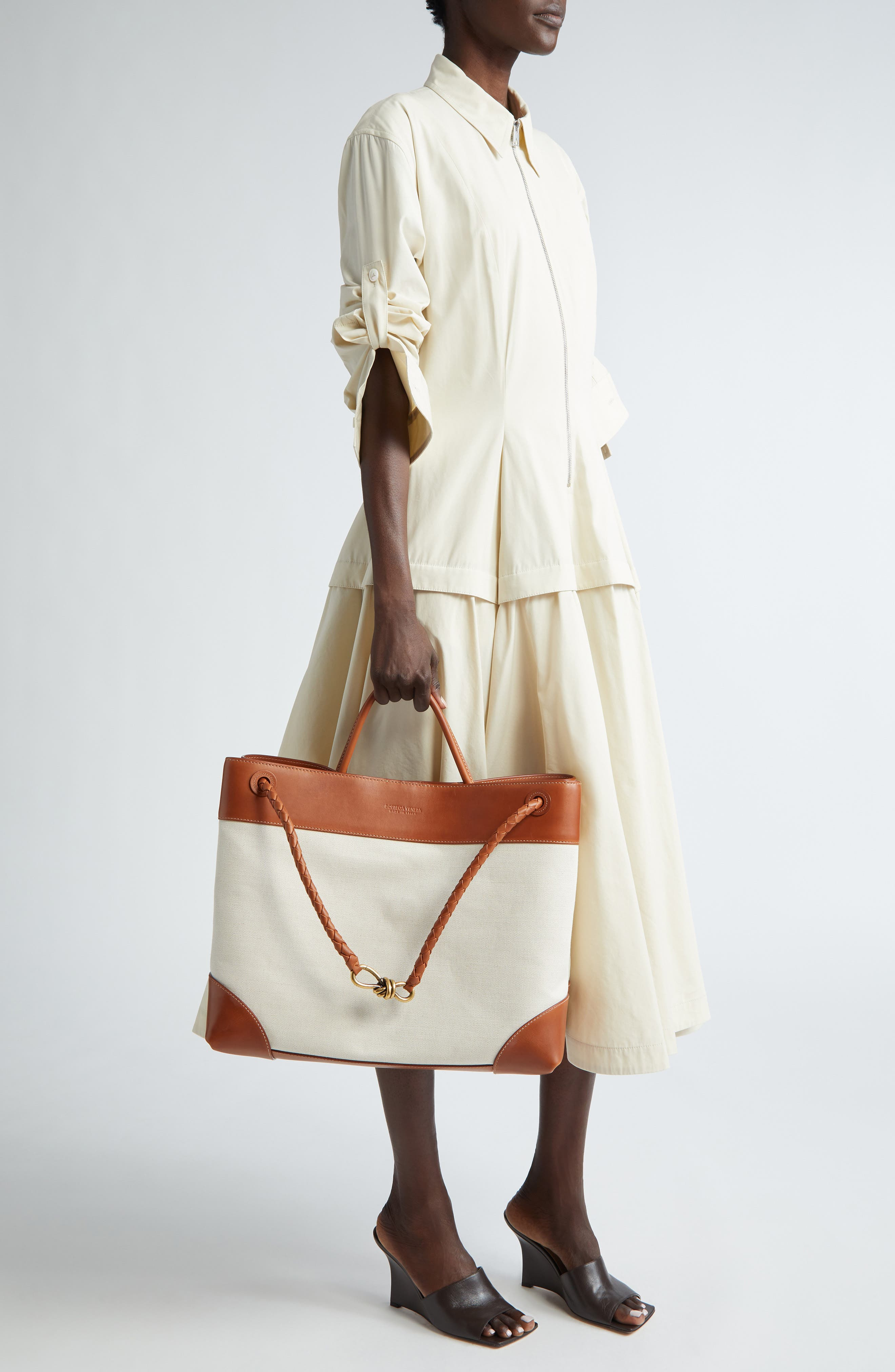 Large Andiamo Canvas Handbag - 2