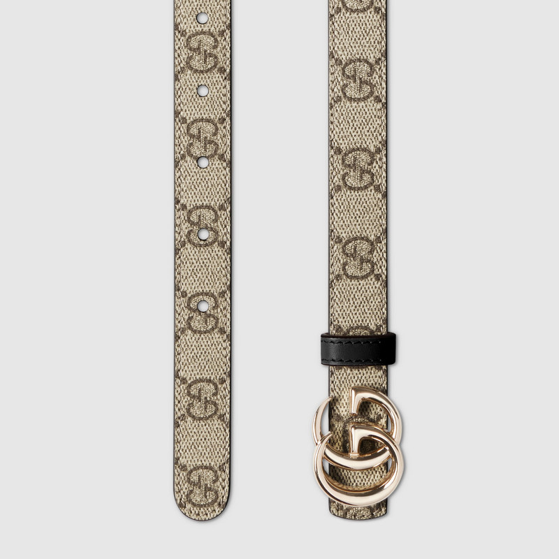 GUCCI Reversible GG Marmont thin belt outlook
