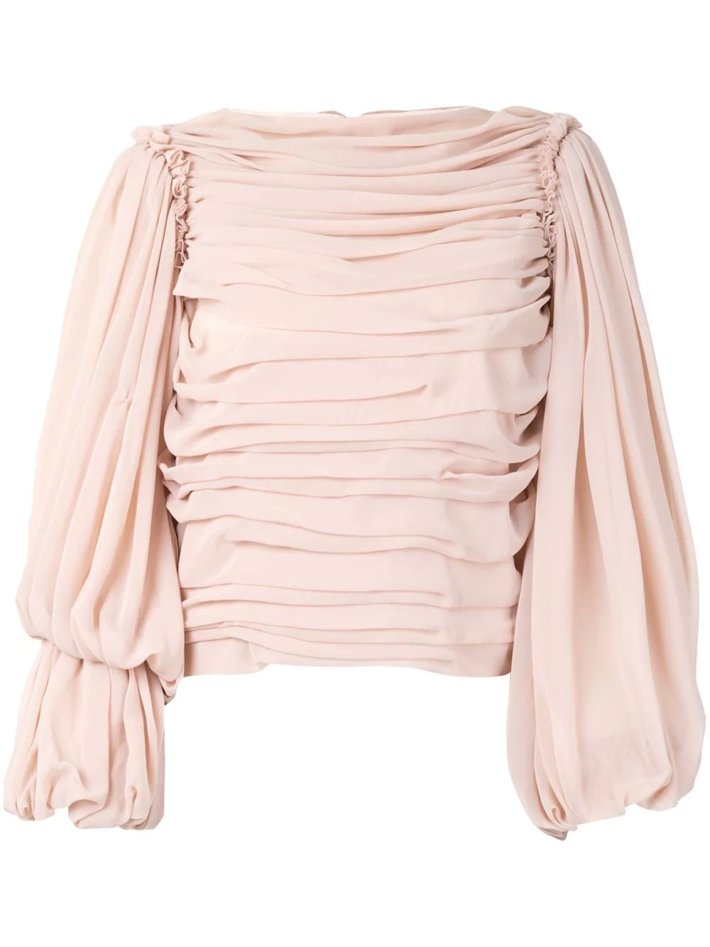 ruched detail blouse - 1