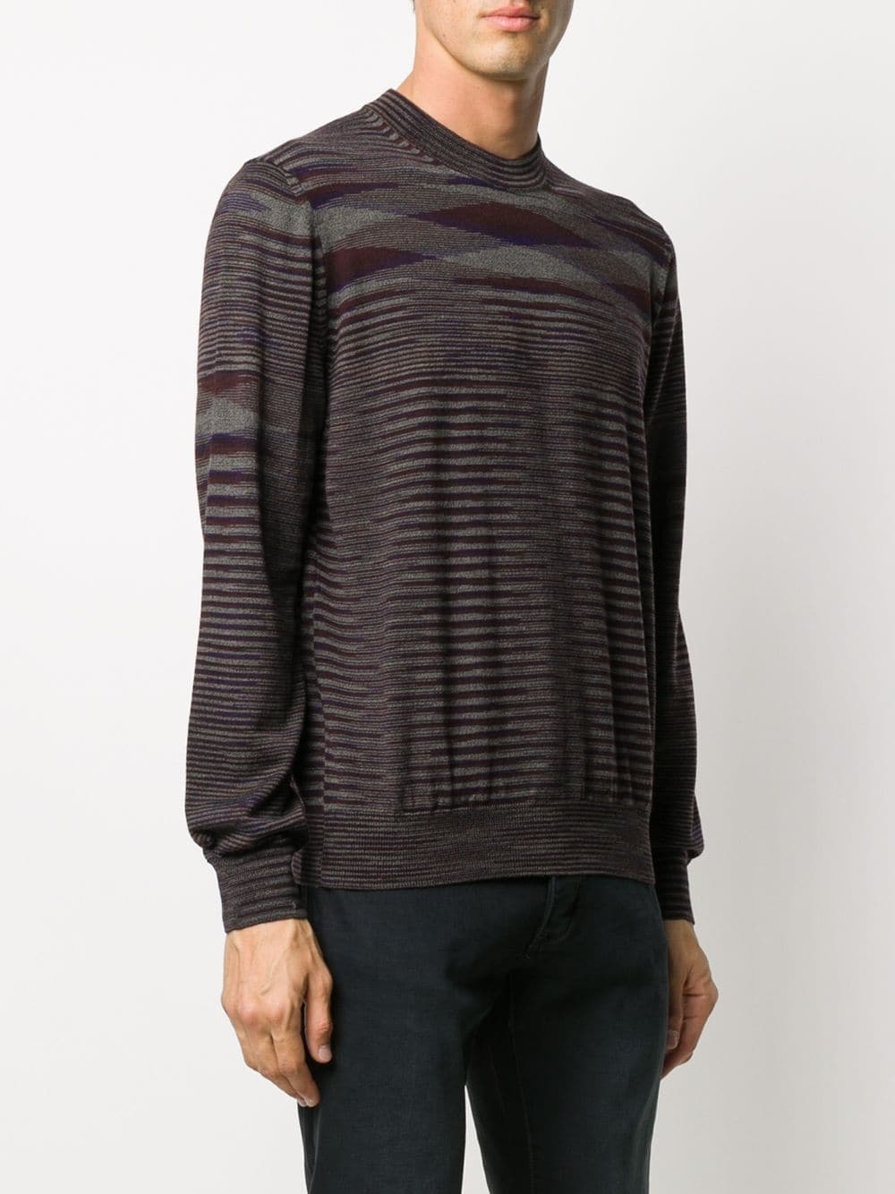 gradient wool knit jumper - 3