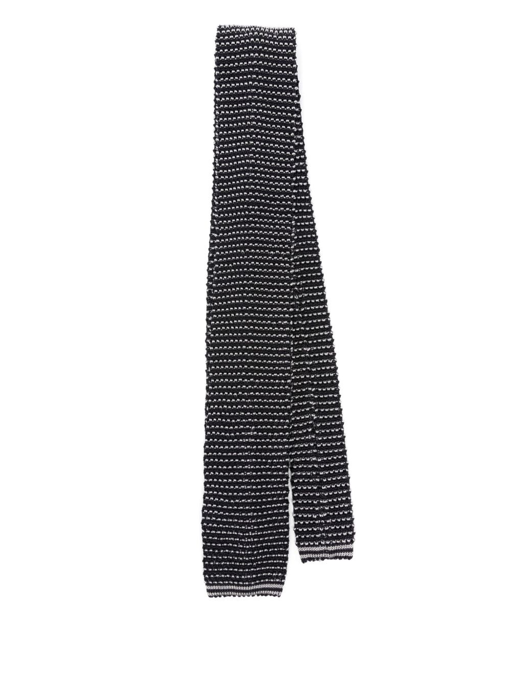 crochet-knit tie - 1