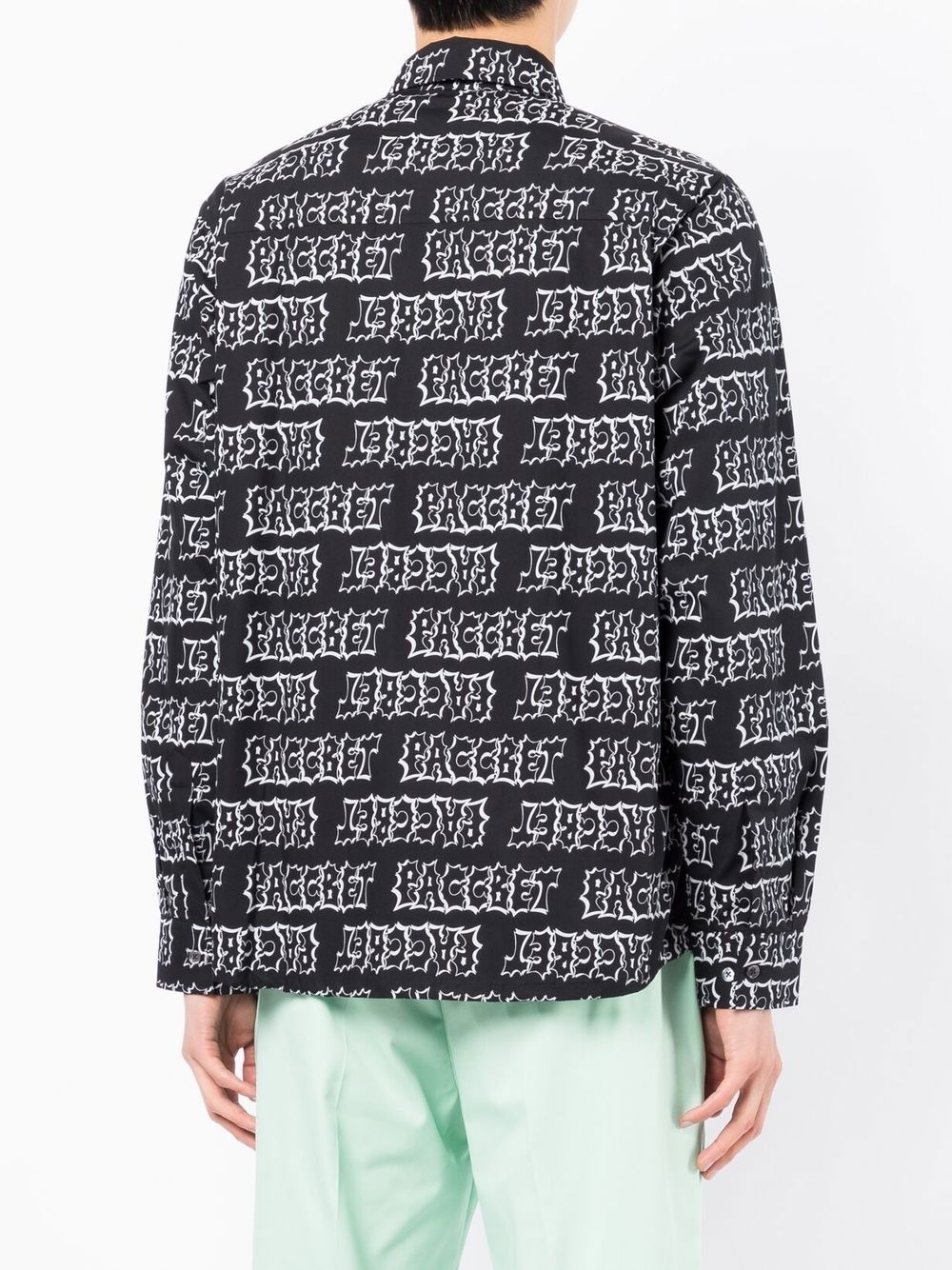 graphic-print button-up shirt - 4