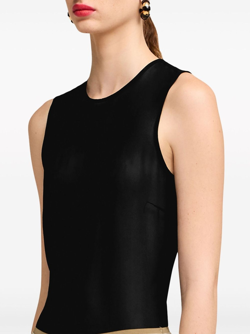 semi-sheer silk top 6