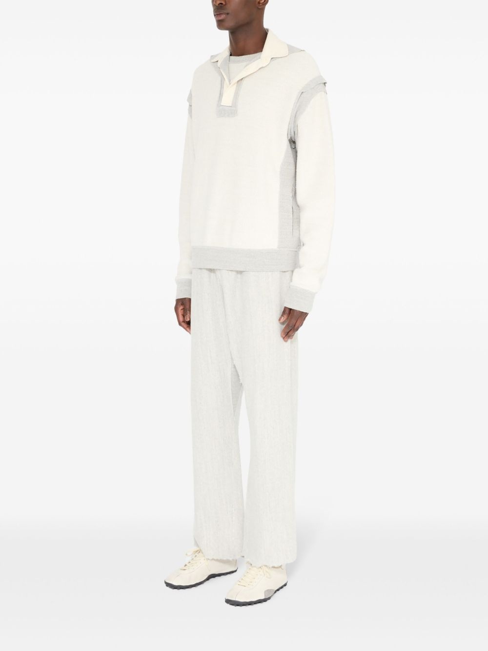 textured-finish polo shirt - 6