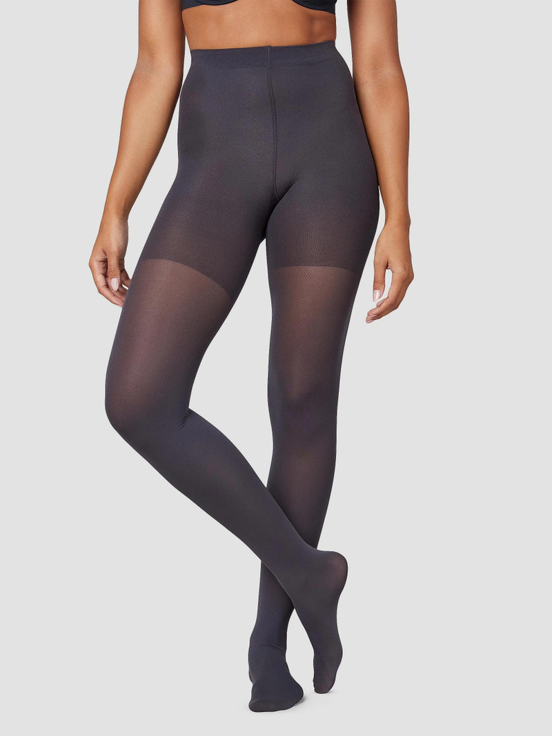 Women's Luxe Leg Tights - Charcoal 1