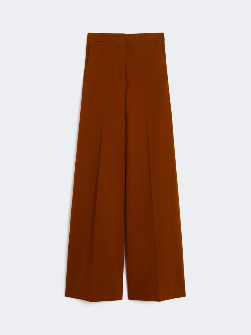 TAVERNA Compact jersey trousers - TERRA COTTA 1