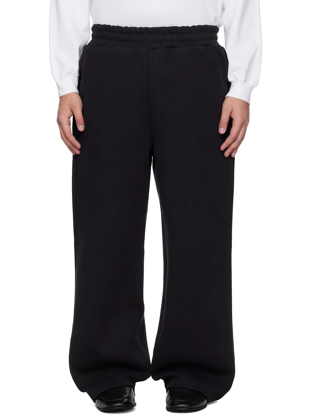Black V2 Stacks Sweatpants - 1
