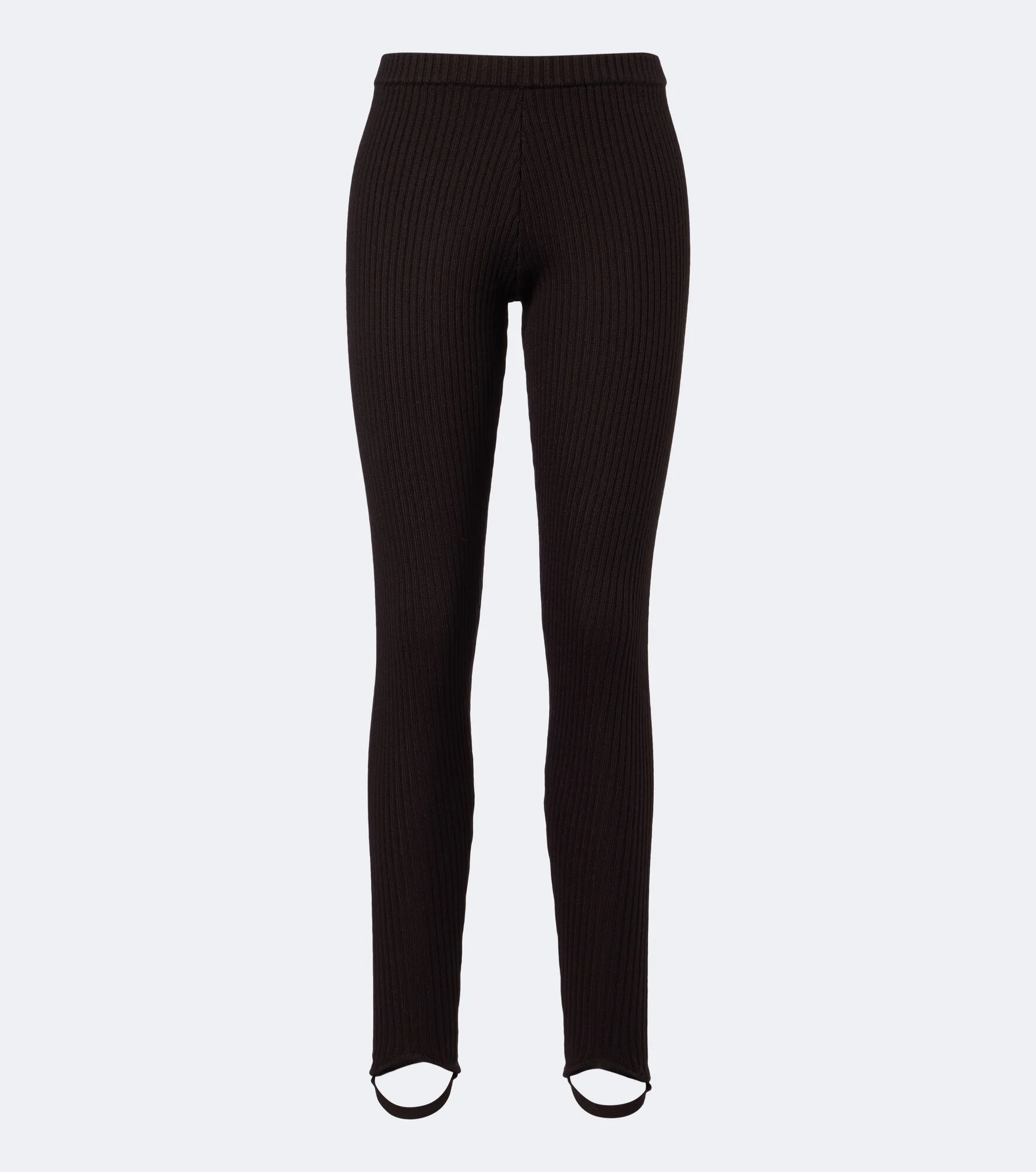 Piuma ribbed-knit wool stirrup leggings - 1