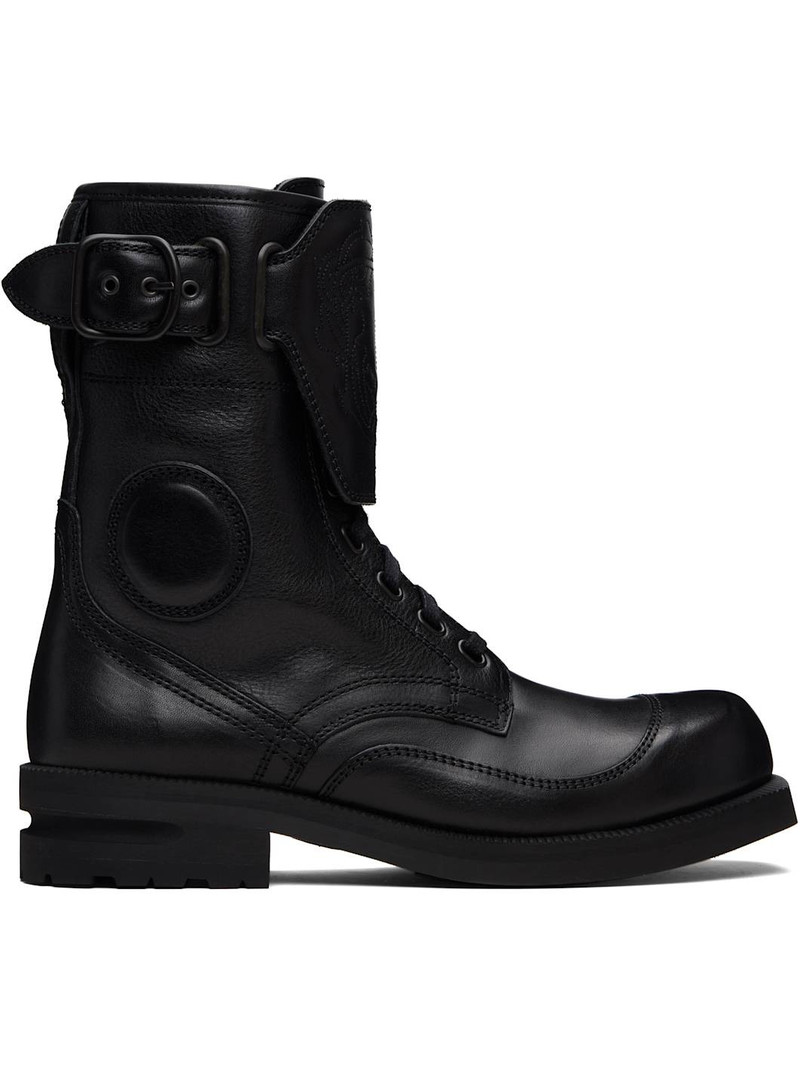Black Fitz Military Boots 1