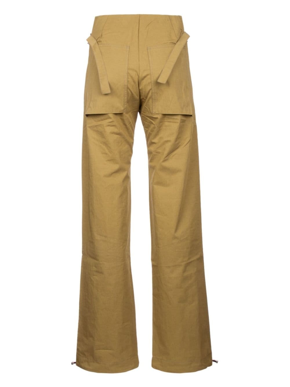 wide-leg cargo trousers - 2