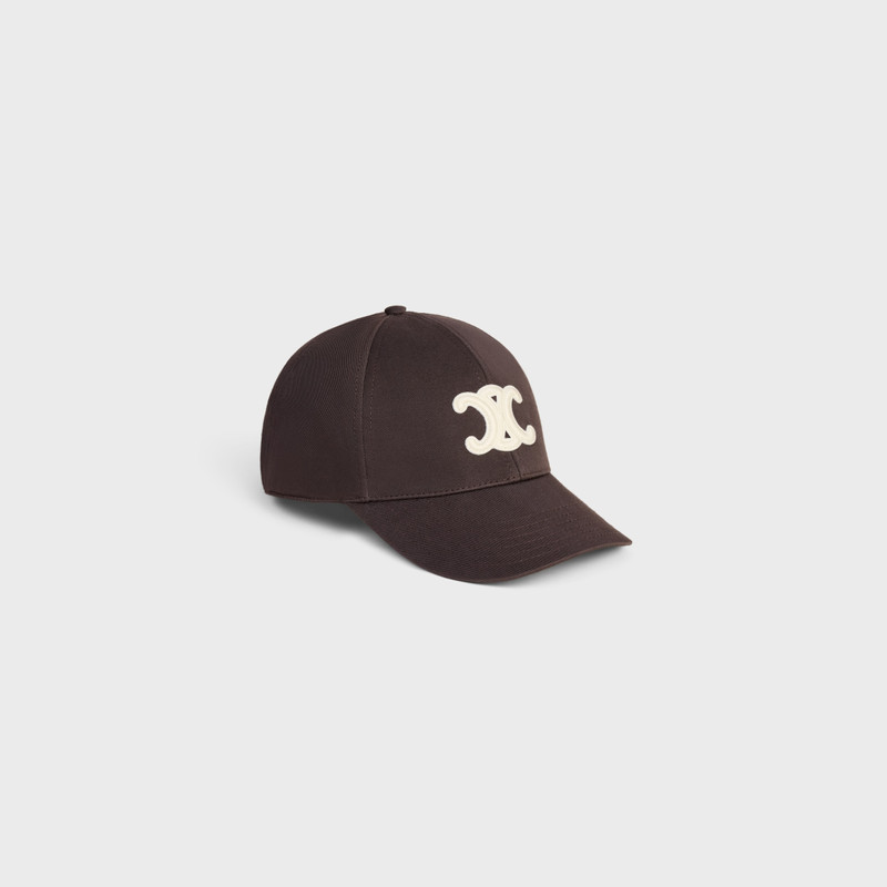 triomphe baseball cap IN WASHED COTTON GABARDINE 1