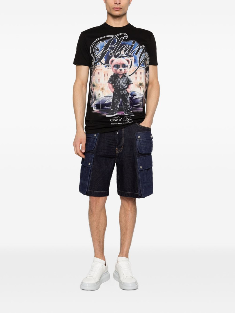 teddy-print T-shirt 1