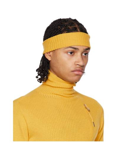 Boris Bidjan Saberi Yellow Seamless Headband outlook