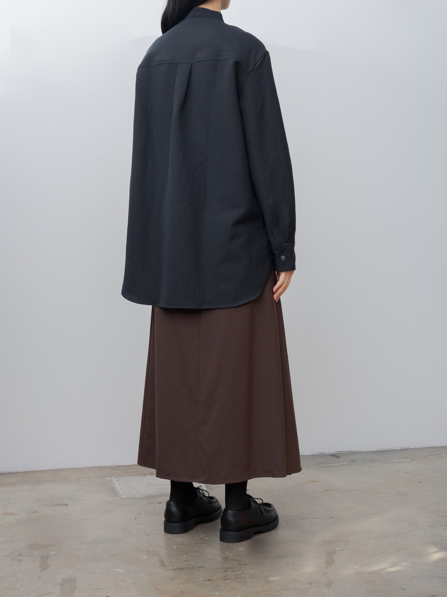 BEAM Curved Shirt - Darkest Navy - 4