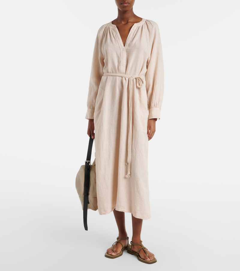 velvet Dakota linen maxi dress outlook