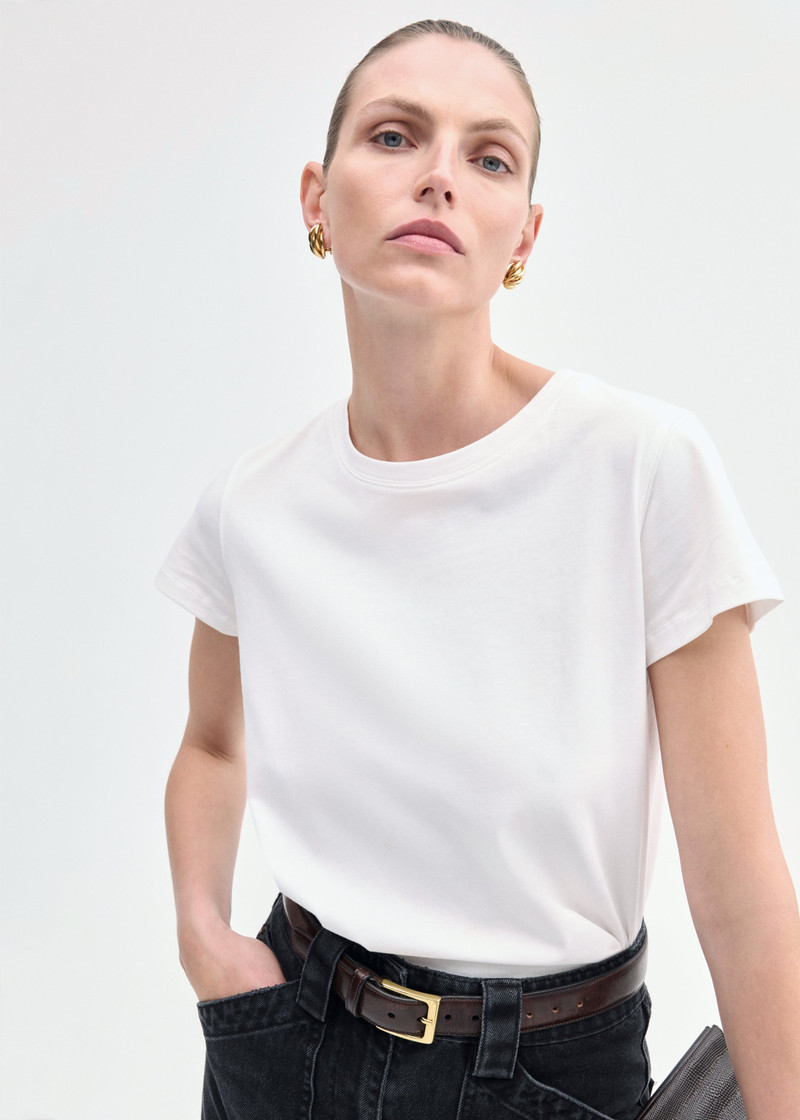 CO Fitted Tee in Cotton Jersey outlook