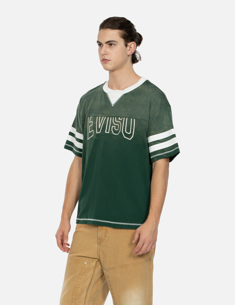 LOGO EMBROIDERY PANELING BOXY T-SHIRT 7