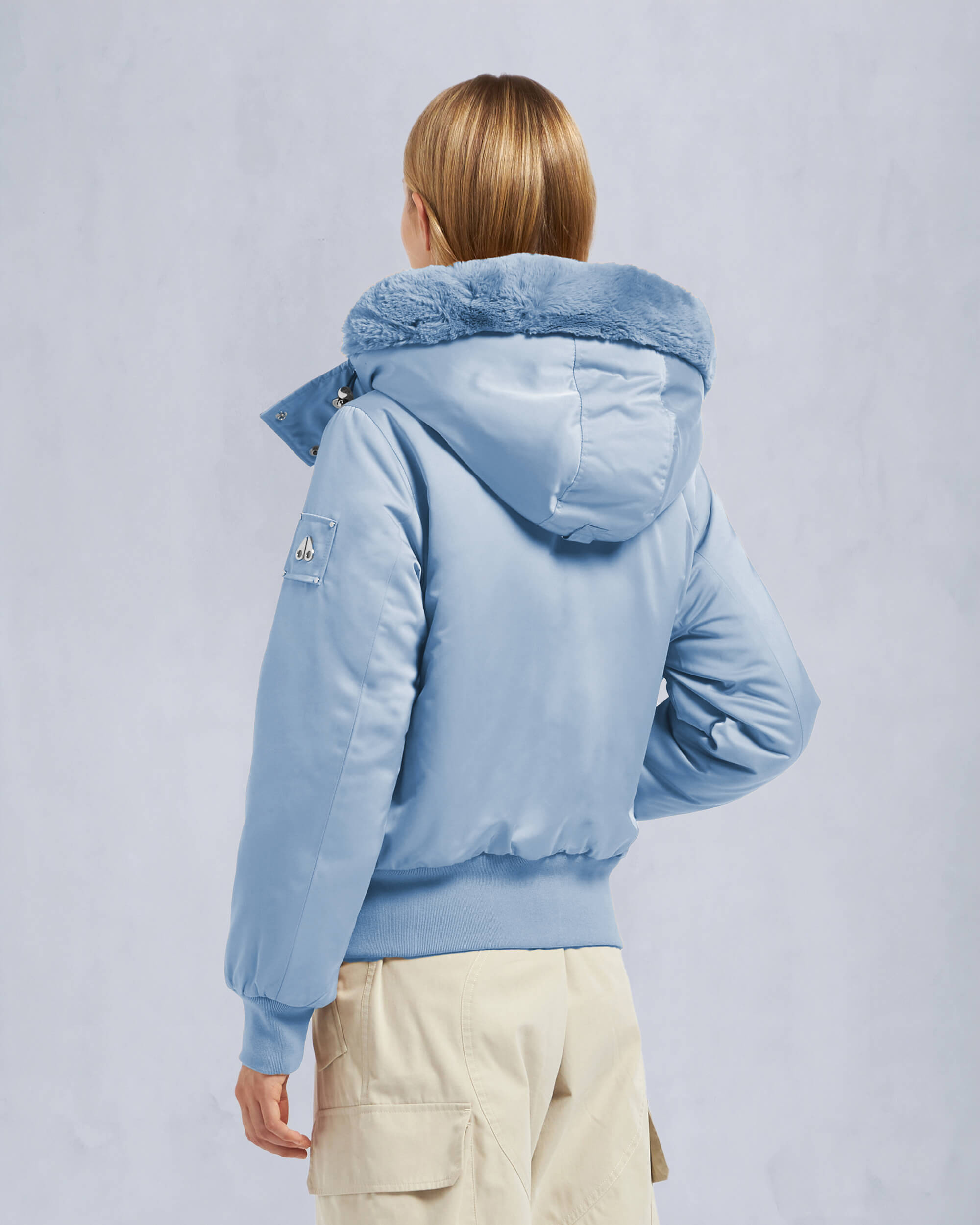 DEBBIE BUNNY SATIN BOMBER JACKET - 4