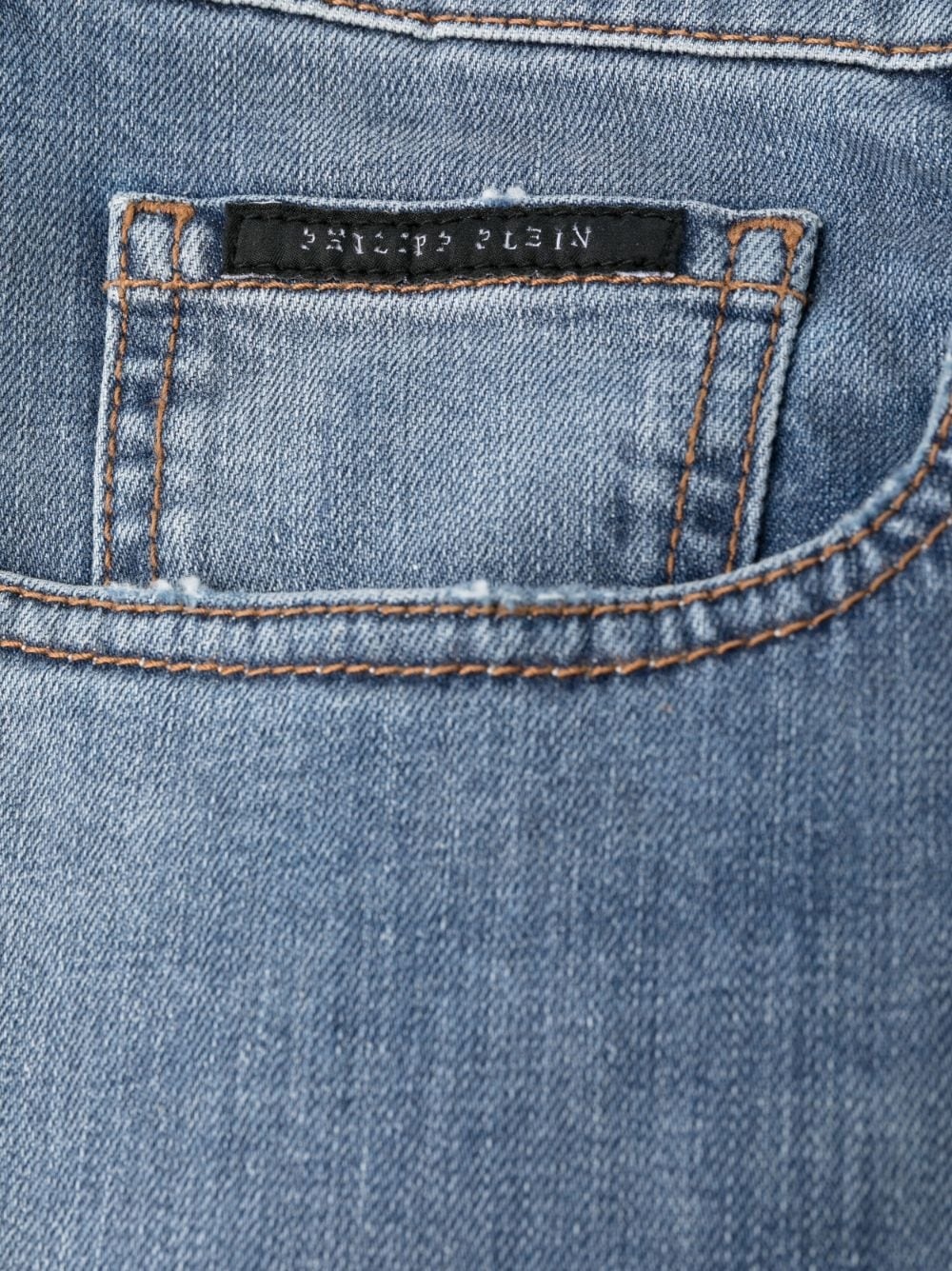 logo-patch skinny jeans - 6