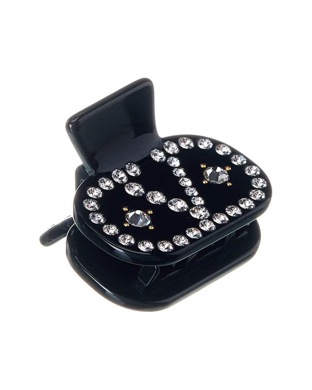 Valentino VLogo Embellished Logo Hair Clip - 1
