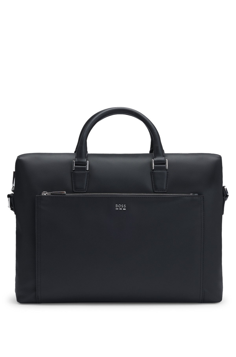 TEXTURED DOCUMENT CASE WITH HARDWARE TRIMS 1