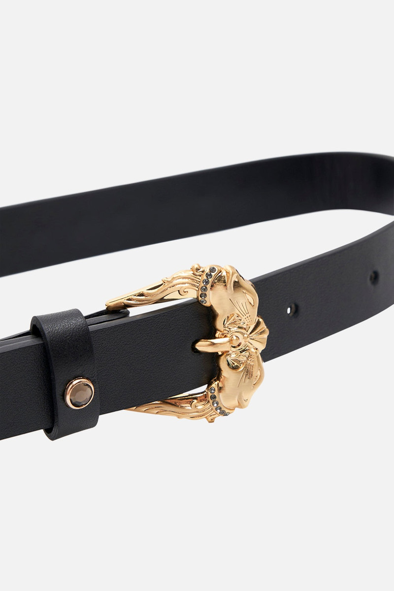 CAMILLA SKINNY BUCKLE BELT outlook