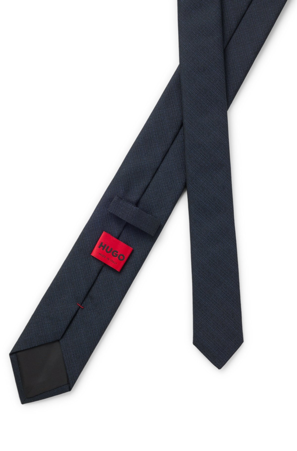 JACQUARD-WOVEN TIE BLENDED WITH SILK - 4