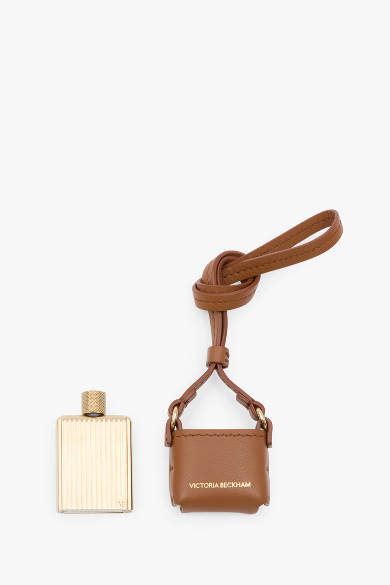 Victoria Beckham Perfume Charm In Tan Leather outlook