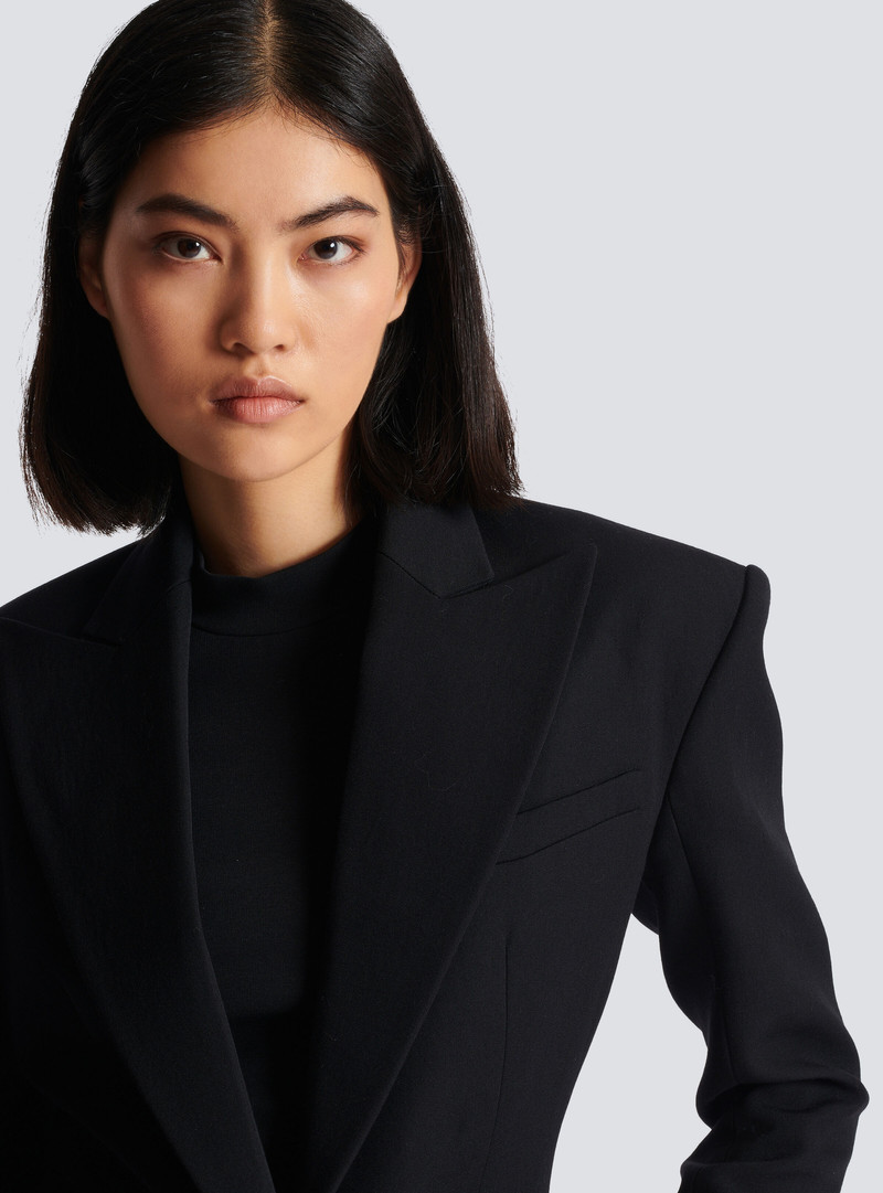 2-button cinched-waist jacket 9