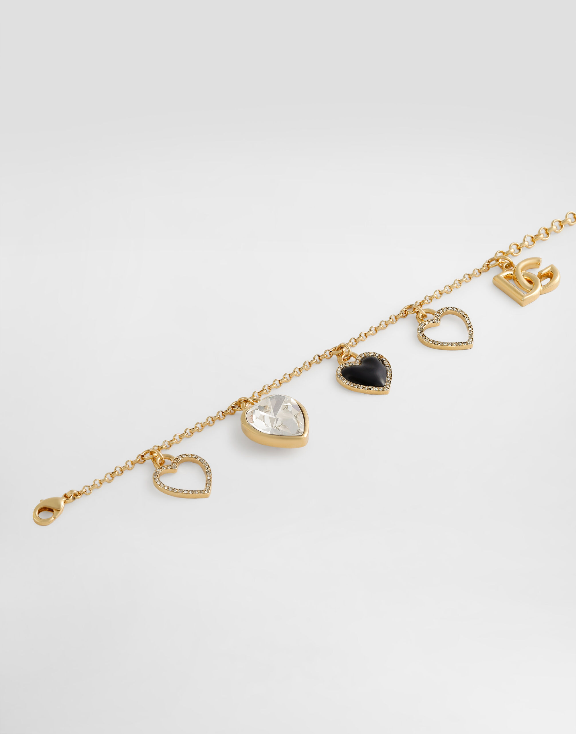 Italian Tailoring bracelet with heart charms - 3