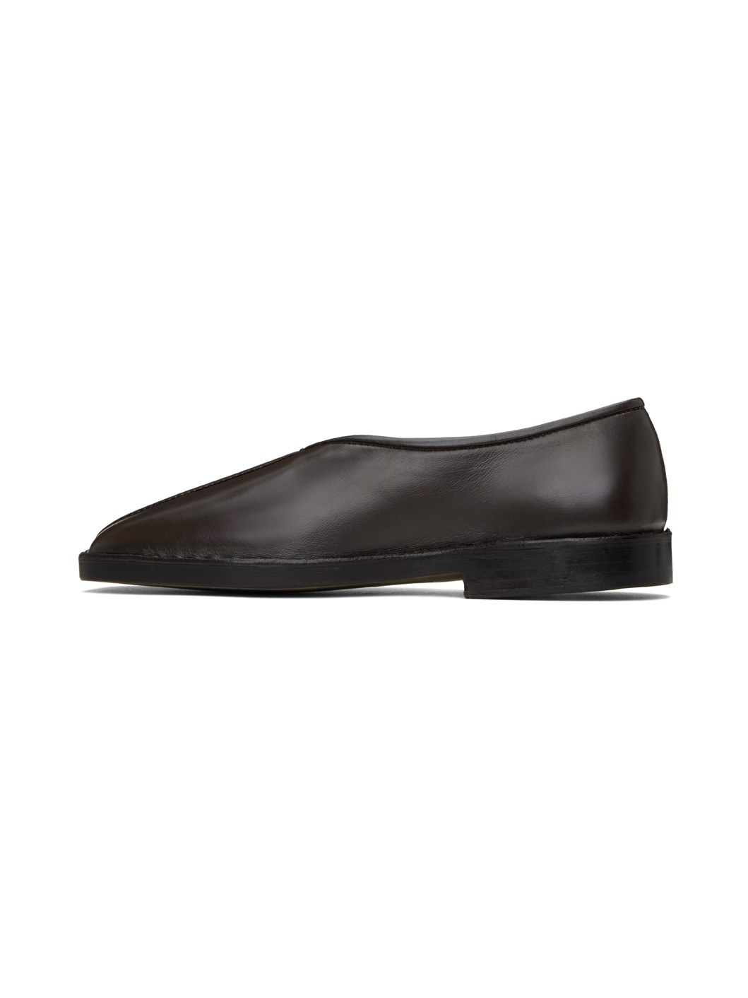 Brown Flat Piped Slippers - 3