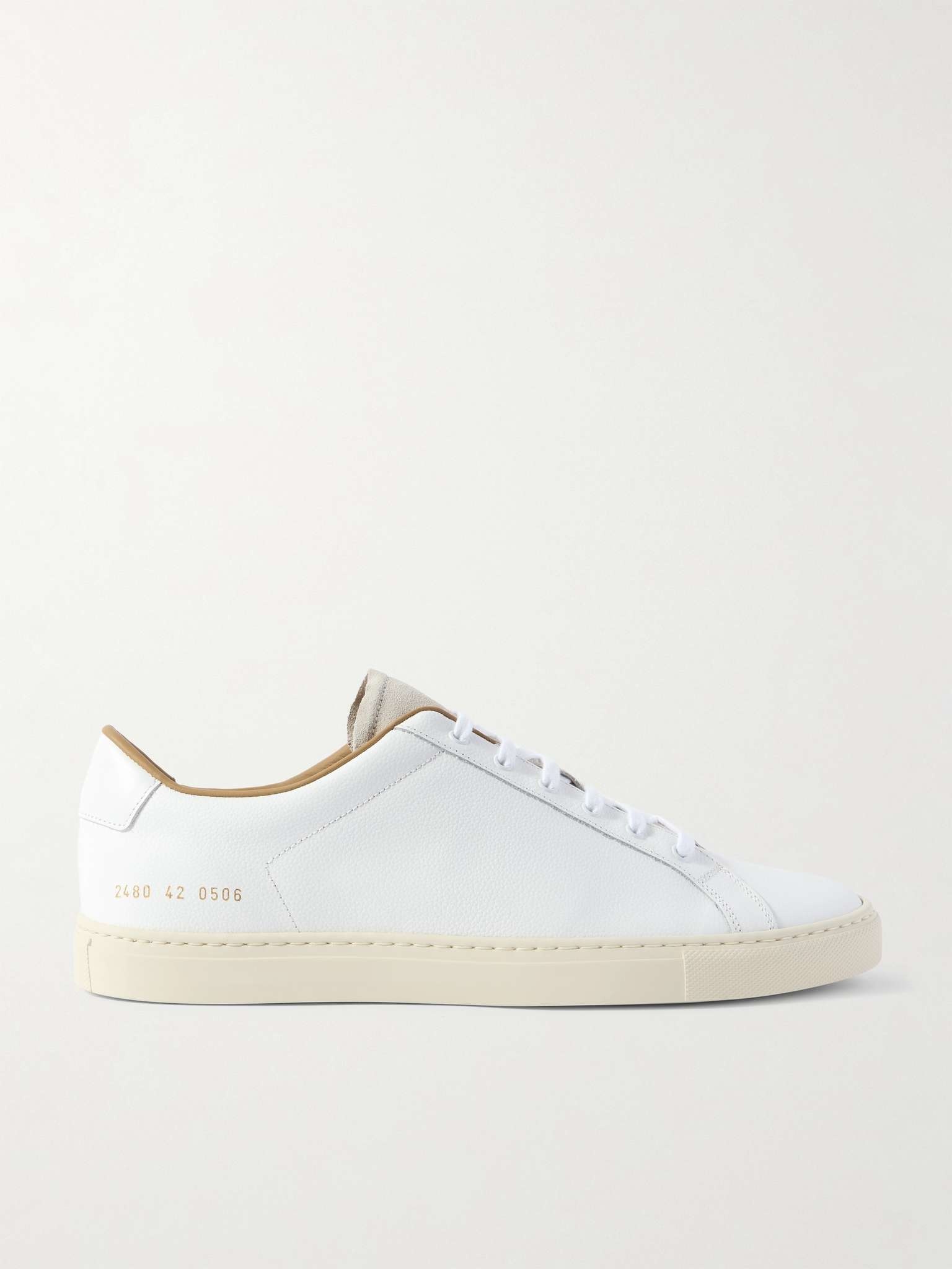 Retro Low Full-Grain Leather Sneakers - 1