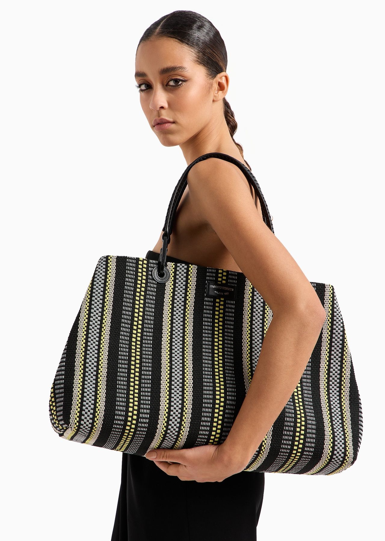 MyEA large basketweave shopper bag - 8