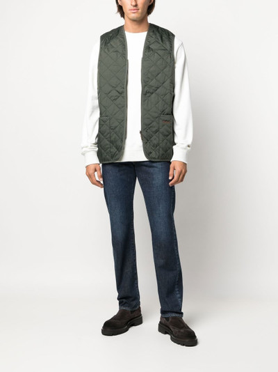 Barbour zip-up quilted gilet outlook