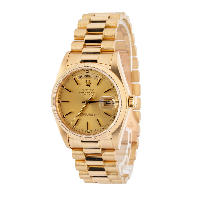 Used Rolex Day-Date 18038 Champagne Dial - 2
