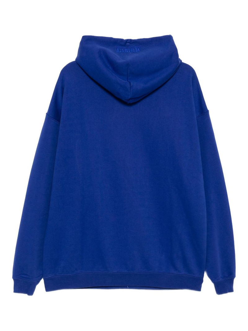 VETEMENTS embroidered-logo hoodie outlook