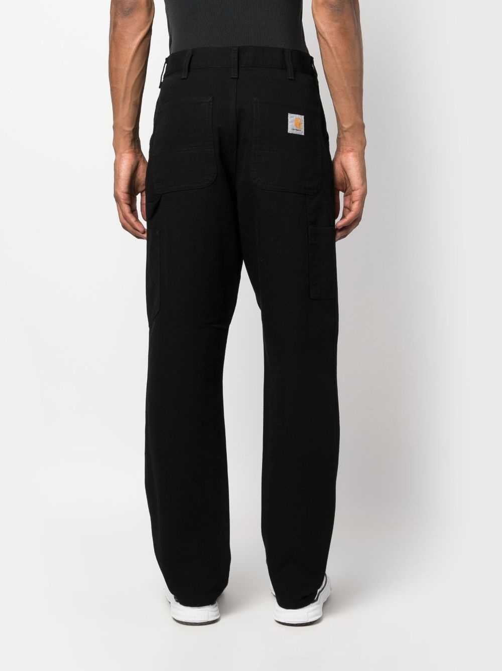 Single Knee straight-leg trousers - 4