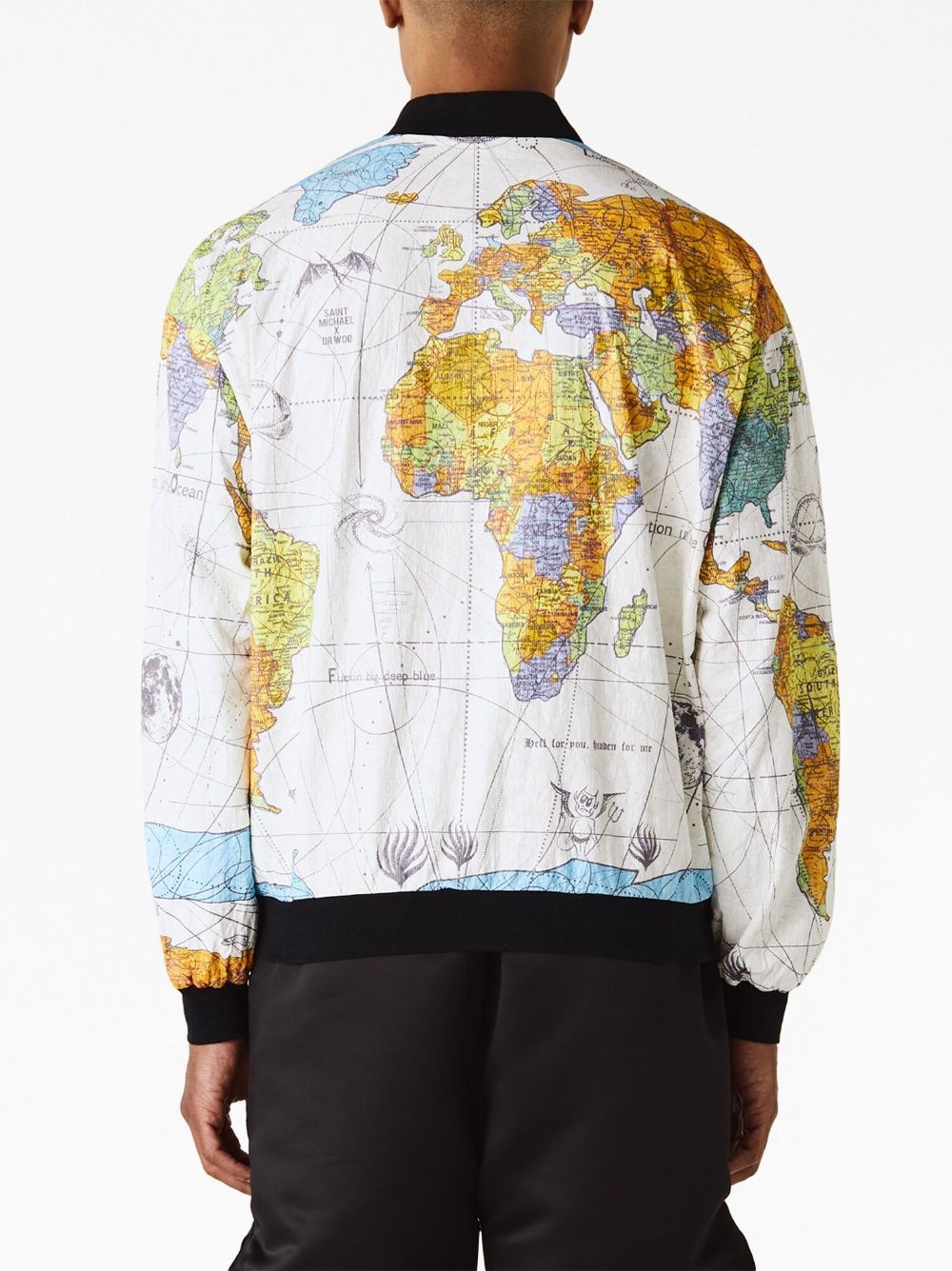World Map bomber jacket - 3