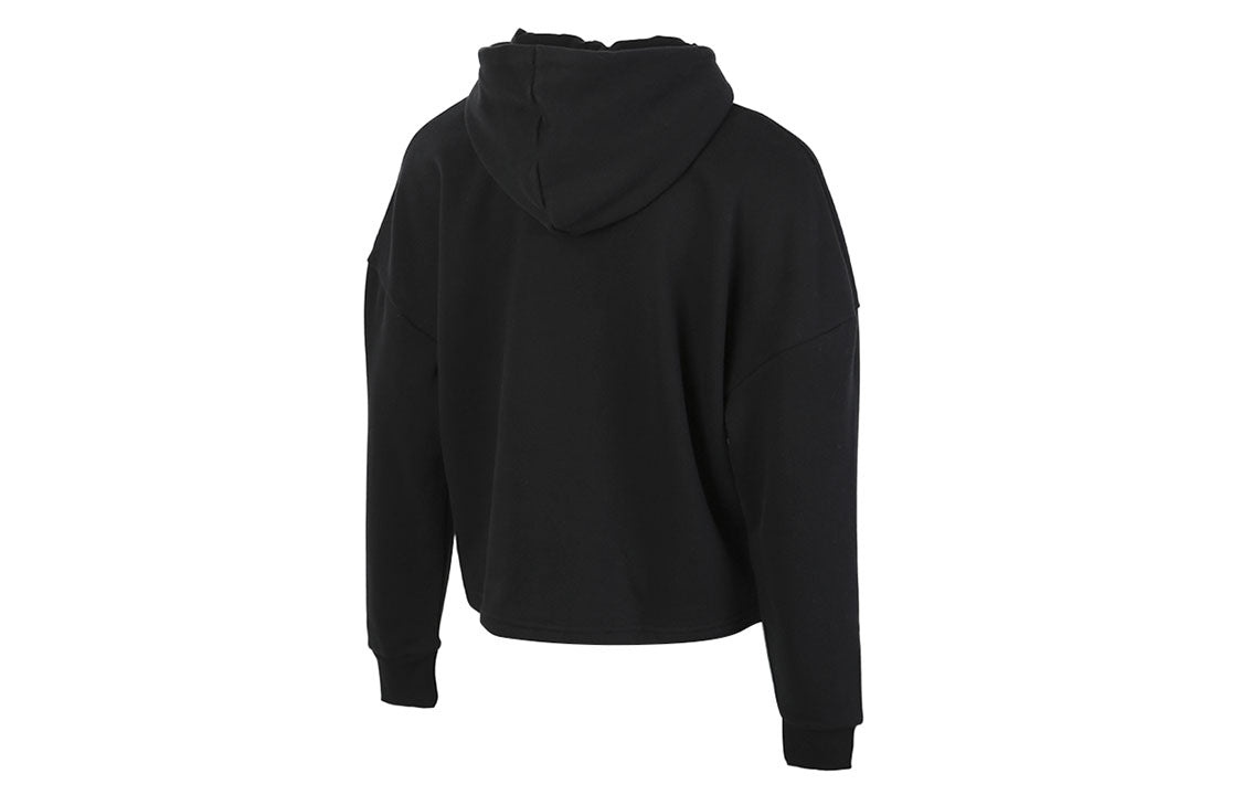 (WMNS) PUMA Metallic Nights Hoodie 'Black Gold' 587148-01 - 2