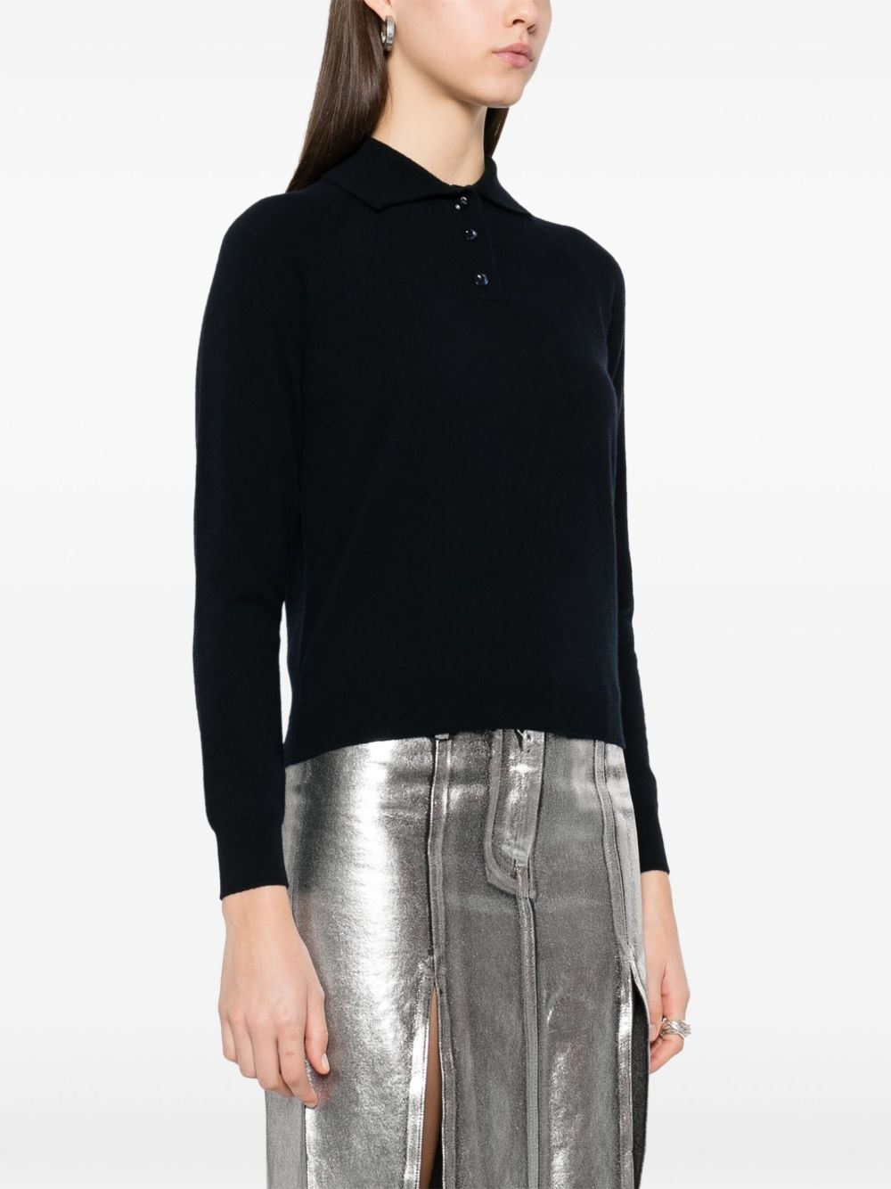 virgin-wool polo top - 3