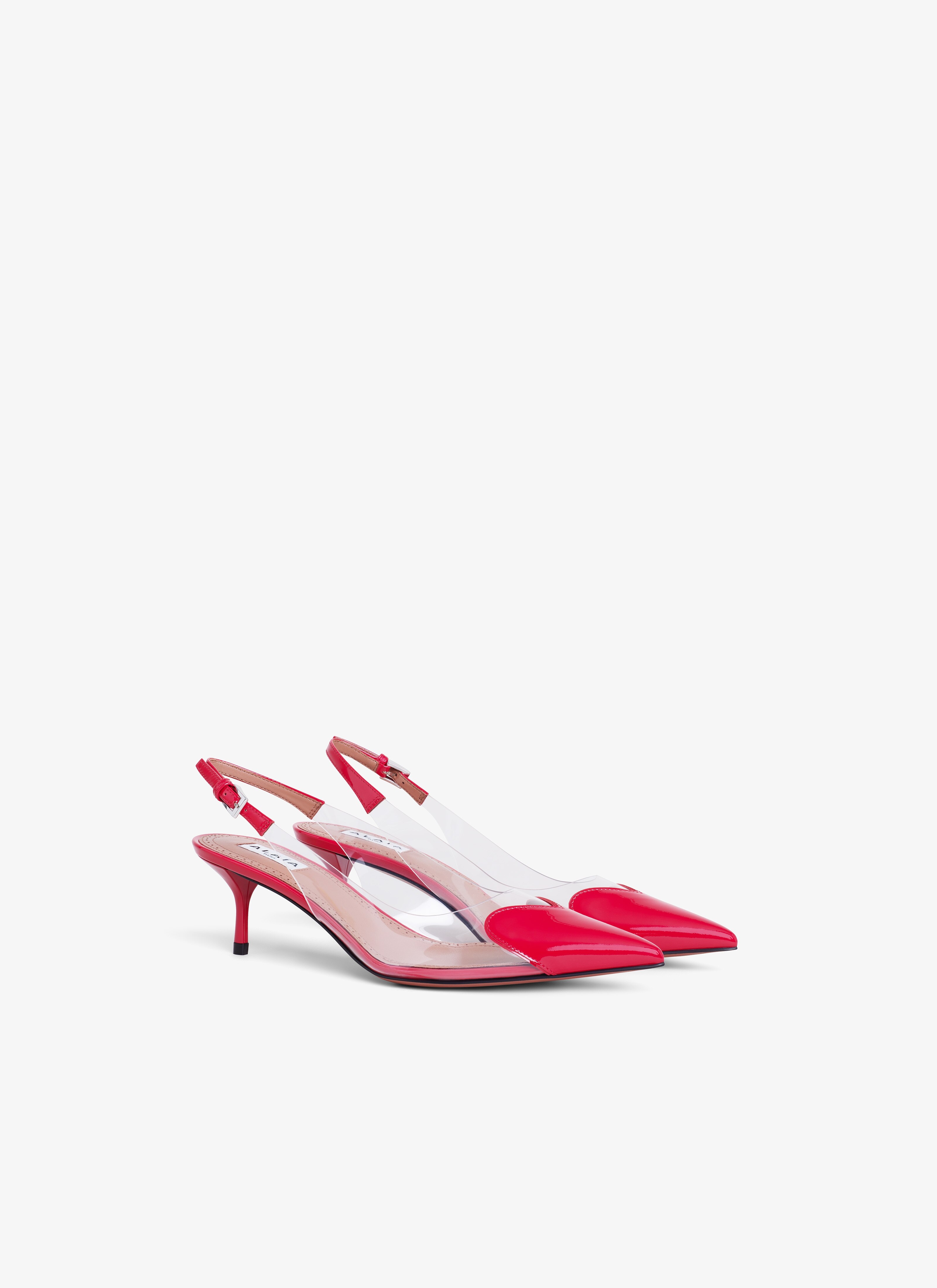 HEART SLINGBACKS IN PATENT LAMBSKIN - 3