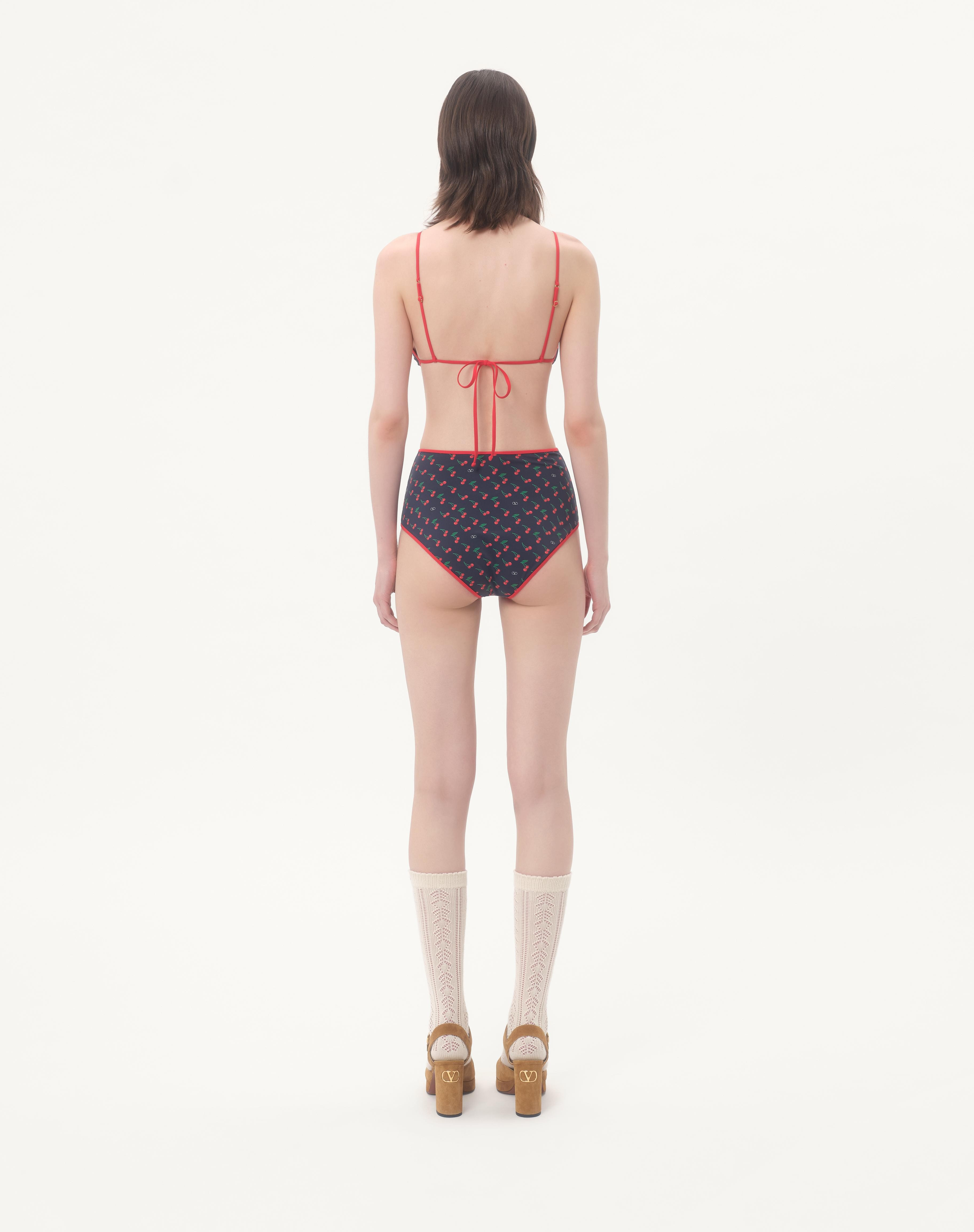 LYCRA BIKINI WITH CHERRYFIC PRINT - 5