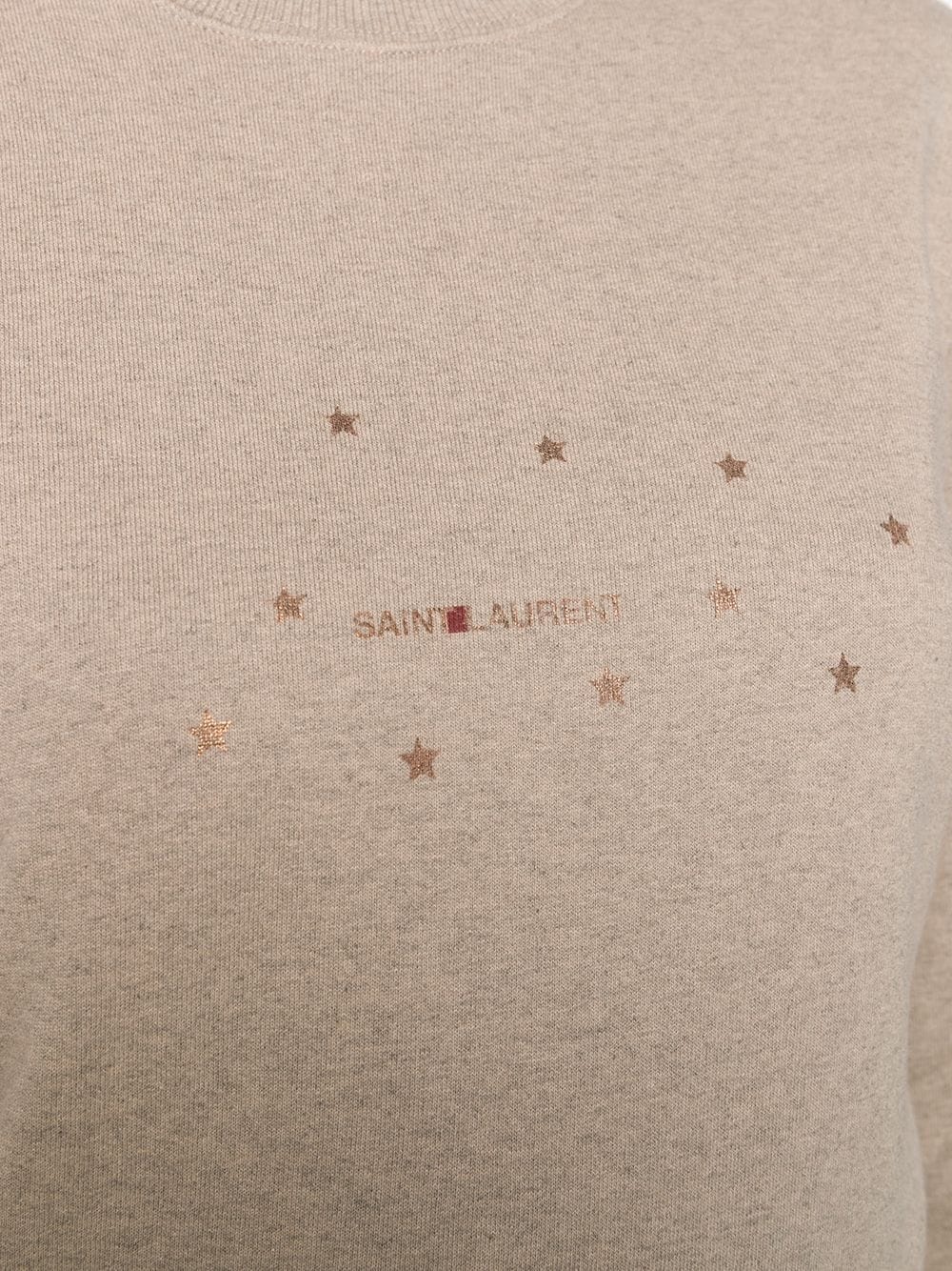 stars logo print sweatshirt - 5