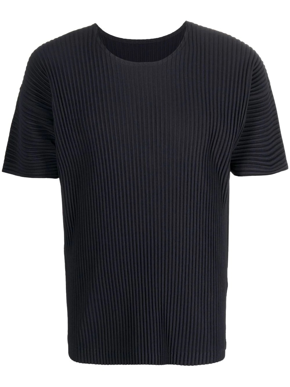 ribbed short-sleeve T-shirt - 1