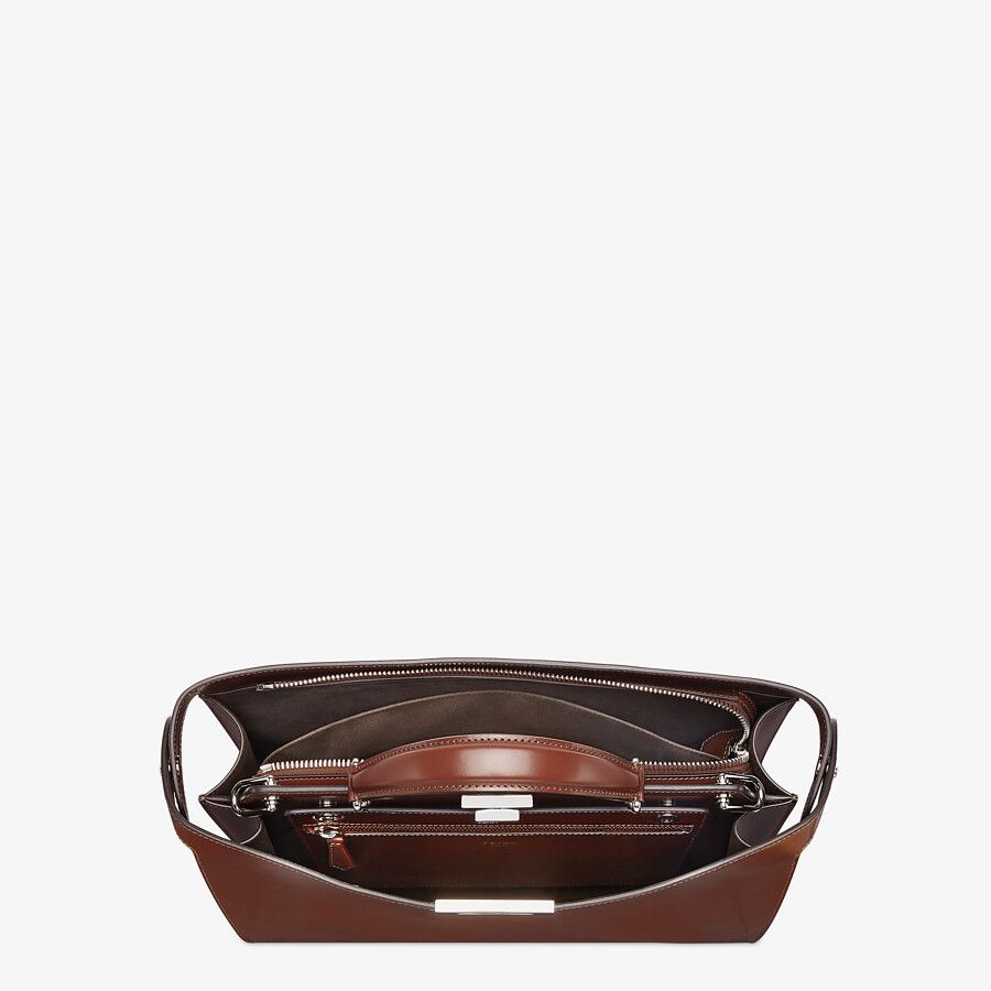 Brown leather bag - 5