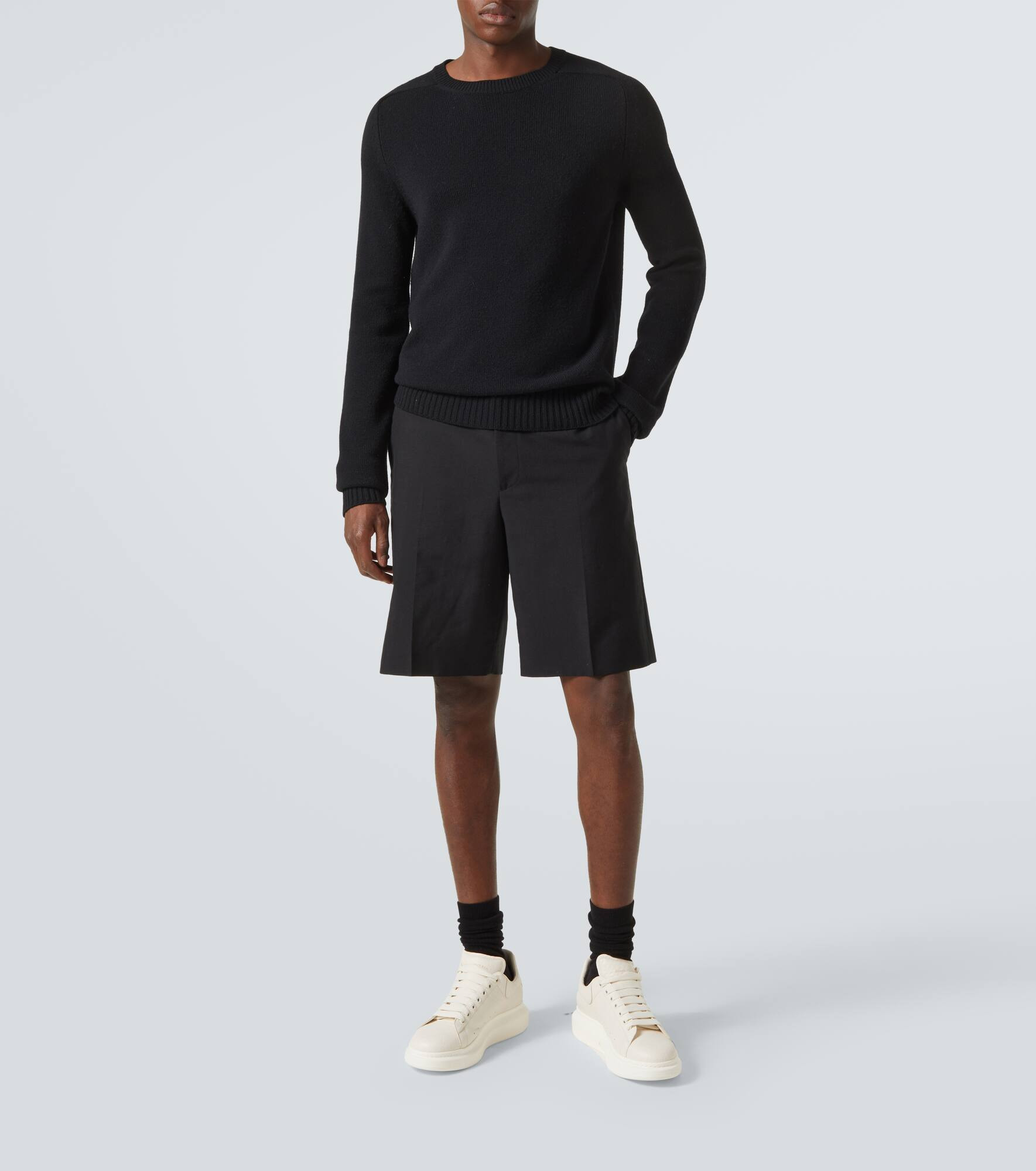 Oversized leather sneakers - 2
