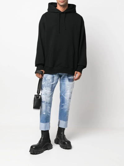 DSQUARED2 distressed-effect cropped jeans outlook