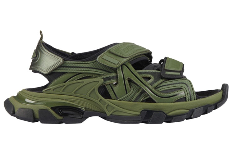 Balenciaga Track Sandal 'Khaki Black' 617542W2FH12311 - 2