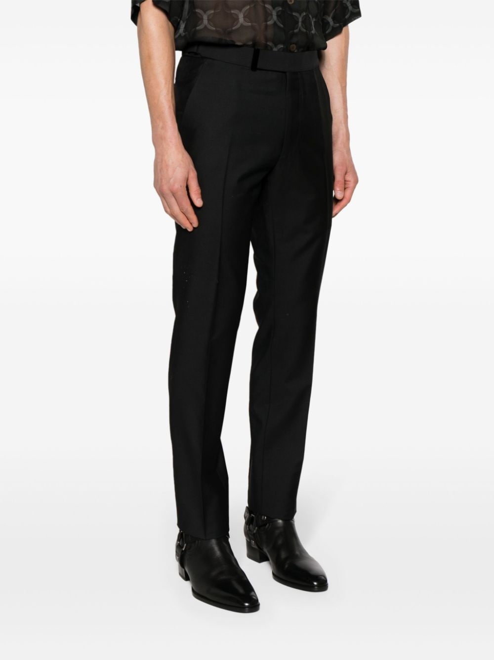 mid-rise tailored trousers - 3