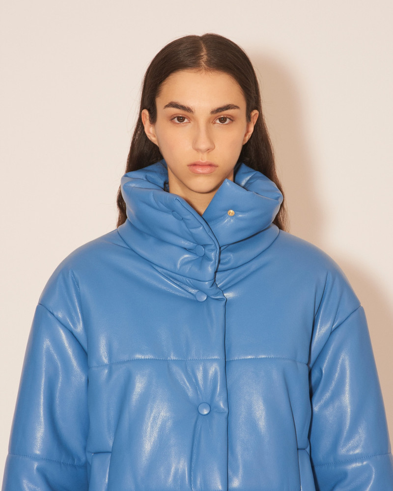 HIDE - OKOBOR™ alt-leather puffer jacket - Blue 7